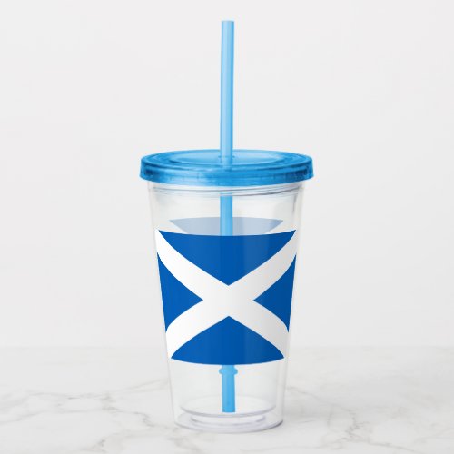 Saltire  Flag of Scotland Acrylic Tumbler