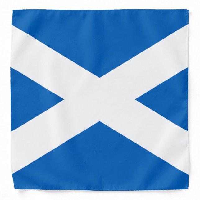 Saltire ~ Flag of Scotland Bandana (Front)