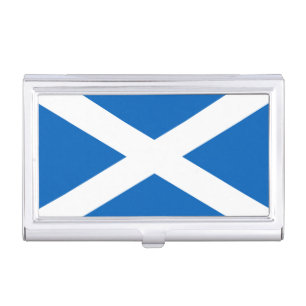 Saltire ~ Flag of Scotland Business Card Case