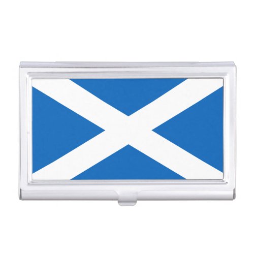 Saltire  Flag of Scotland Business Card Case