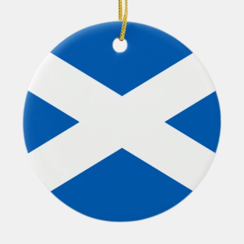 Saltire  Flag of Scotland  Ceramic Ornament