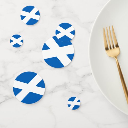 Saltire  Flag of Scotland Confetti