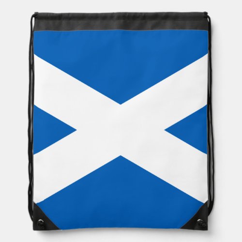 Saltire  Flag of Scotland Drawstring Bag