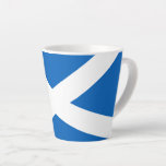 Saltire ~ Flag Of Scotland Latte Mug at Zazzle