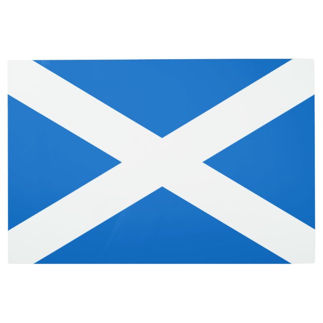 Saltire ~ Flag of Scotland  Metal Print (Front)