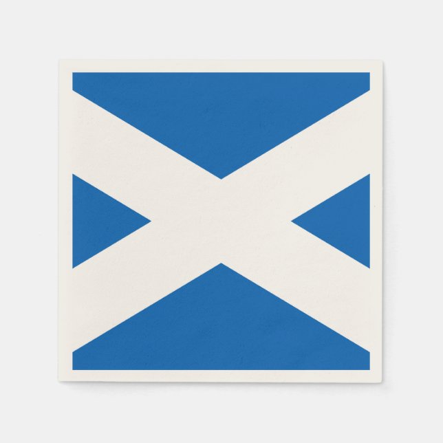 Saltire ~ Flag of Scotland  Napkins (Front)