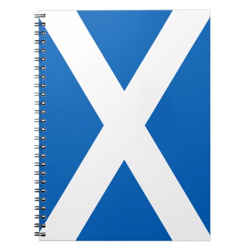 Saltire  Flag of Scotland Notebook