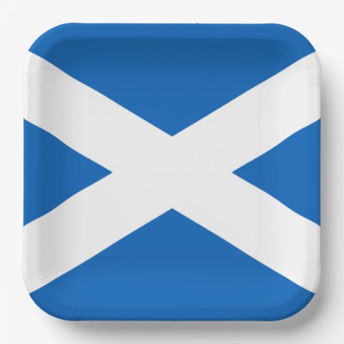 Saltire  Flag of Scotland Paper Plates