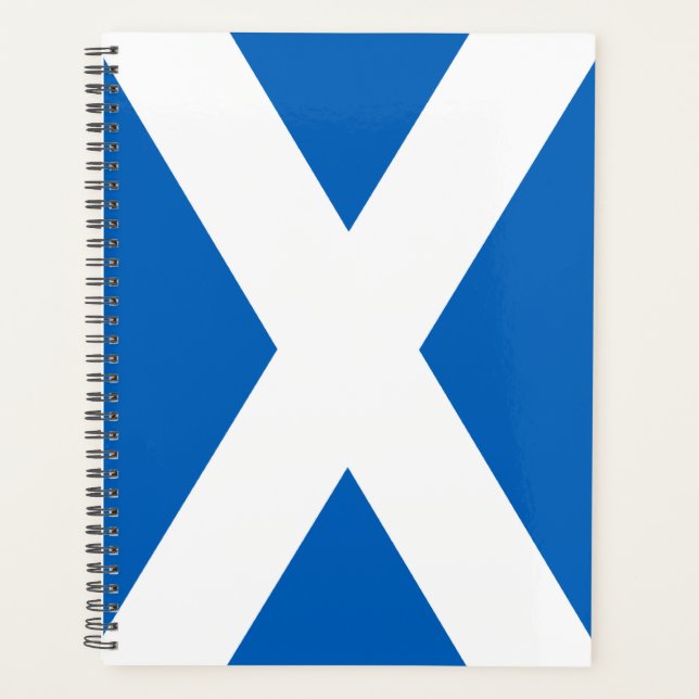 Saltire ~ Flag of Scotland Planner (Front)