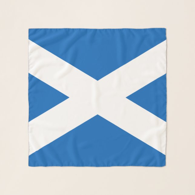 Saltire ~ Flag of Scotland Scarf (Front)