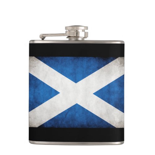 Saltire _ Scottish Flag Hip Flask