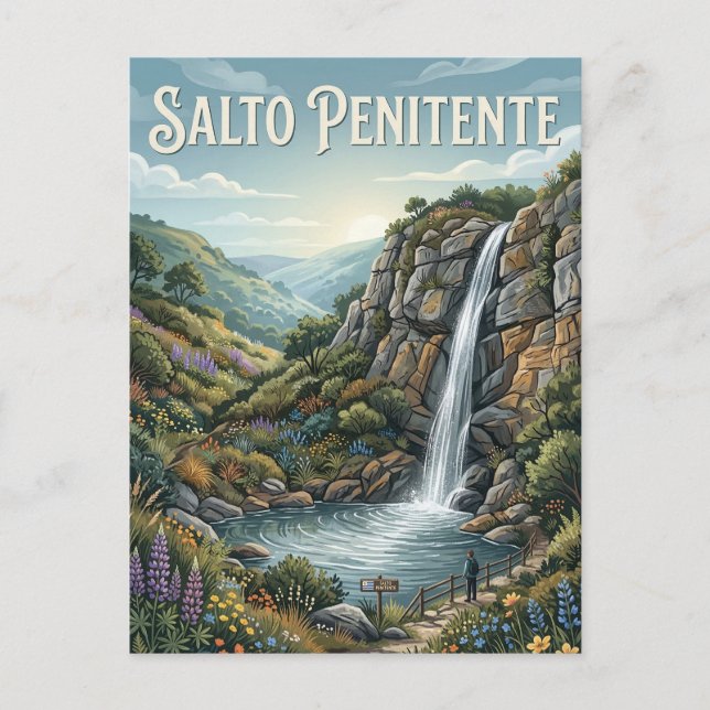 Salto del Penitente Postcard (Front)