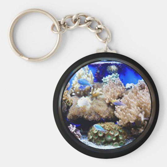 Saltwater aquarium keychain