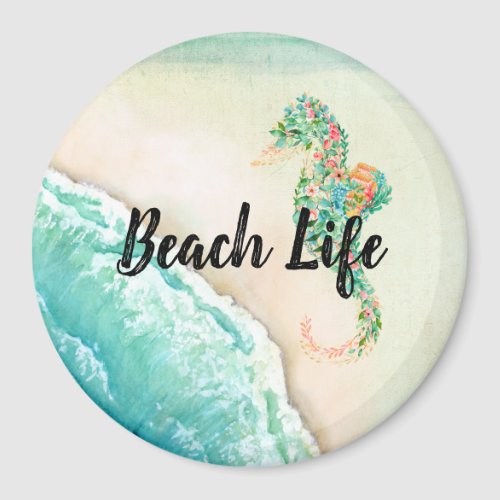 Saltwater Beach Life  Magnet