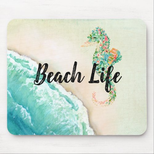 Saltwater Beach Life  Mouse Pad