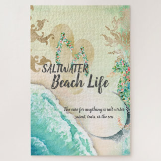 Saltwater Beach Life Seahorse Jigsaw Puzzle