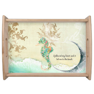 Saltwater Beach Life Serving Tray