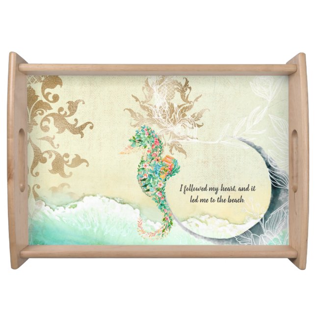 Saltwater Beach Life  Serving Tray (Front)
