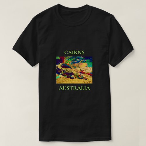 Saltwater crocodile Queensland Australia travel T_Shirt