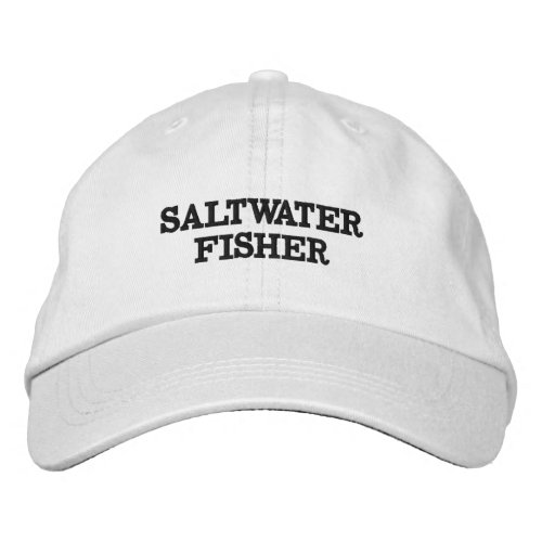 Saltwater Fisherman Fisher Fishing Hat