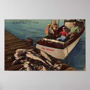 Saltwater Fishing in Florida Poster