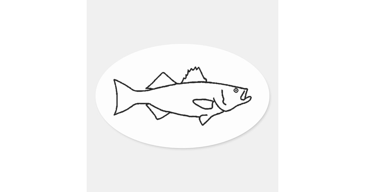 Modern Bass Fish Black Tan Fishing Wrapping Paper, Zazzle