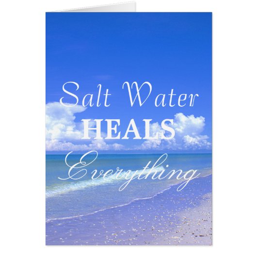 Saltwater Heals Everything Cards (Front)