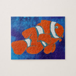saltwater tropical clown fish jigsaw puzzle