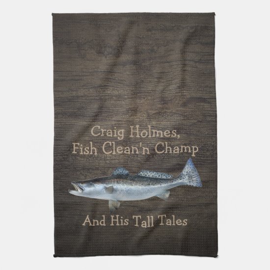 Saltwater Trout Fishing•Custom Towel