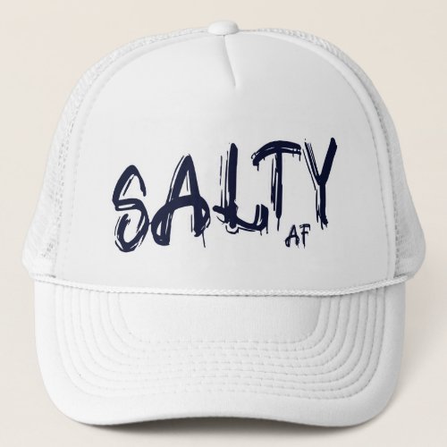 Salty AF logo Trucker Hat