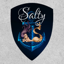 Salty ~ Anchor and Mermaid Sea Life