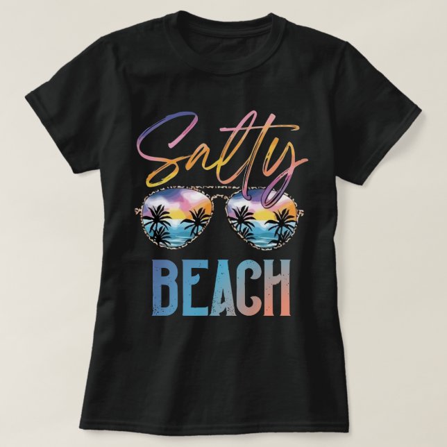 Salty Beach T-Shirt (Design Front)