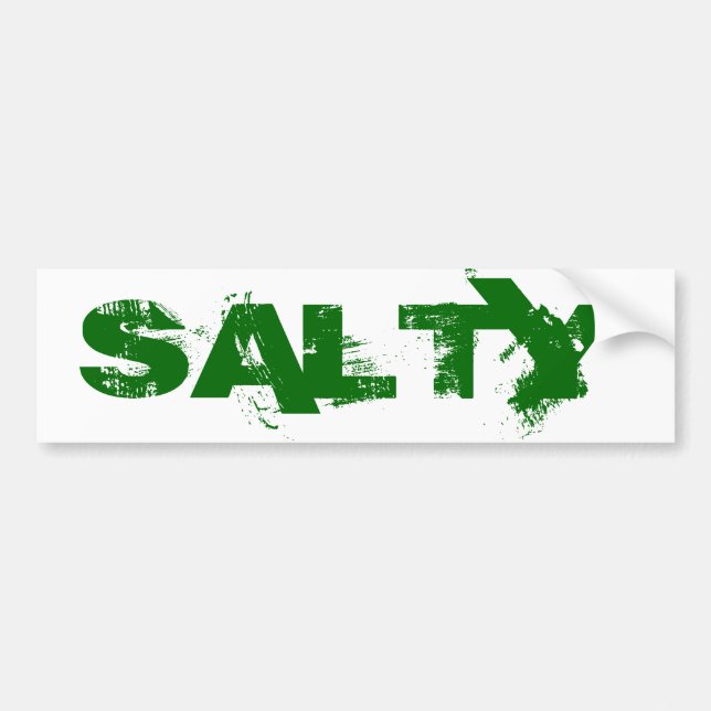 SALTY BUMPER STICKER (Front)
