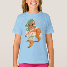 Salty but Sweet Mermaid: Playful Retro Ocean Vibes