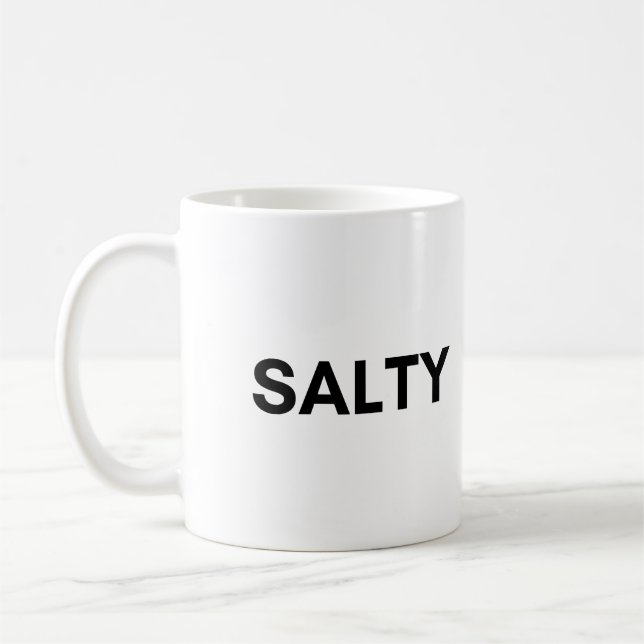 salty coffee mug (Left)