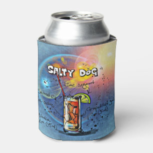 Salty Dog Cocktail (#6 of 12 Drink Recipe Sets) Can Cooler