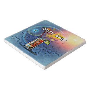 Salty Dog Cocktail (#6 of 12 Drink Recipe Sets) Trivet