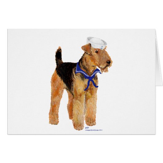 Salty Dog Sailor Cards (Front Horizontal)