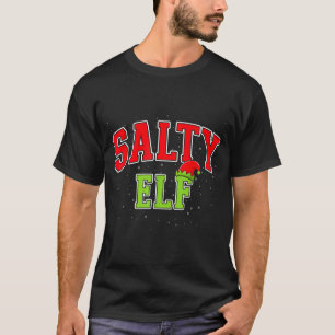 Salty Elf Christmas Family Matching Group Xmas  T-Shirt