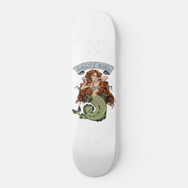 Salty Girl Skateboard (Front)