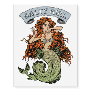 Salty Girl Temporary Tattoos