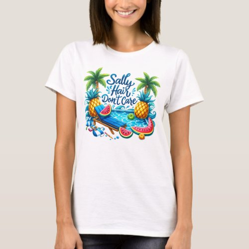 Salty hair dont care T_Shirt