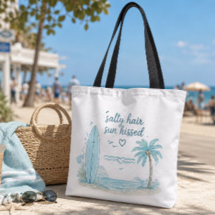Salty Hair Sun Kissed Beach Tote Bag