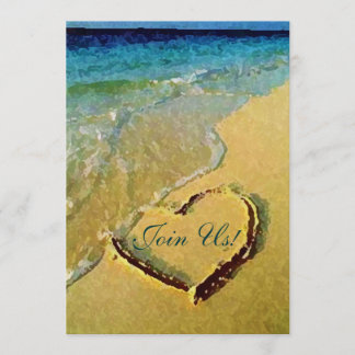 Salty Heart Wedding Invitations