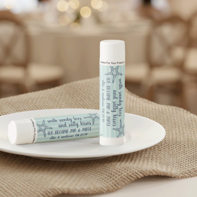Salty Kisses | Wedding Favor Lip Balm (Creator Uploaded)