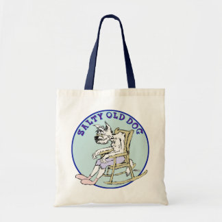 Salty Old Dog Tote Bag