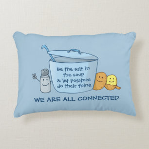 Salty Potato Soup Accent Pillow