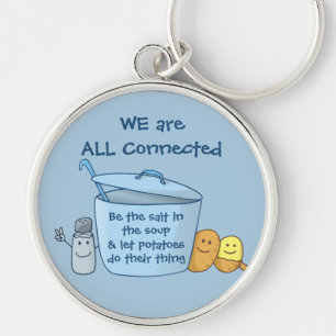 Salty Potato Soup Keychain