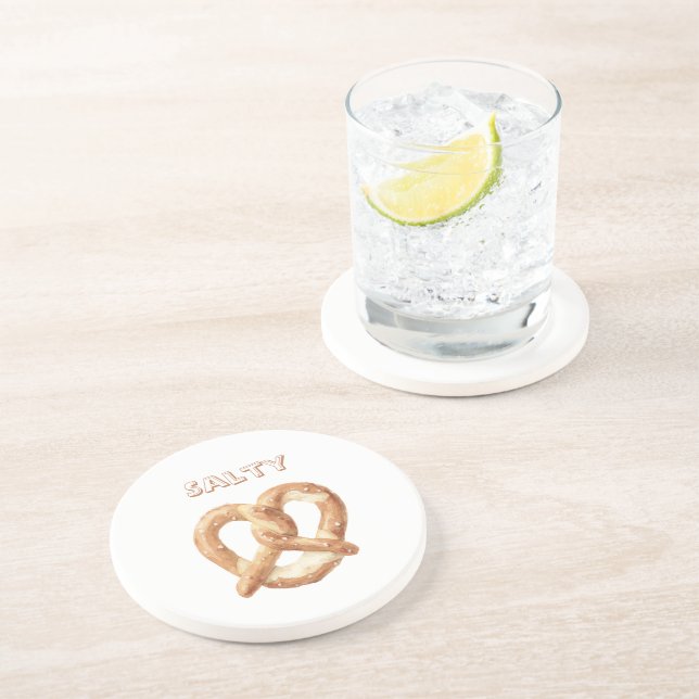 Salty Pretzel Coaster (Side)