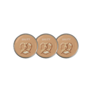 Salty Pretzel Golf Ball Marker